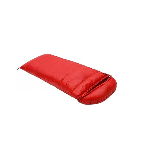 NVNVNMM Schlafsack Down Sleeping Bag for Outdoor Camping Adult Envelope Can Be Spliced for Two(Red) von NVNVNMM