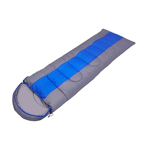 NVNVNMM Schlafsack, Umschlag, wasserdicht, leicht, Kompressionssack für Wandern, Reisen (blau) von NVNVNMM