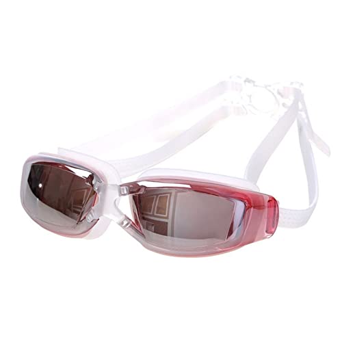 NVNVNMM Schwimmbrille Swimming glasses Myopia Fog swim Pool eyewear Optical Diving goggles(Pink) von NVNVNMM