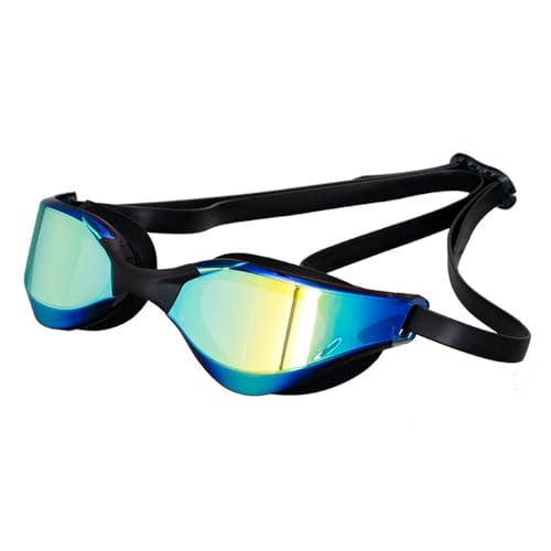 NVNVNMM Schwimmbrille Silicone Swimming Goggles, Lenses, Swimming Goggles(Black) von NVNVNMM