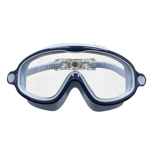 NVNVNMM Schwimmbrille Swimming Goggles Silicone Swimming Goggles Large Frame Men's And Women's Professional High-definition Glasses Swimming(Blue) von NVNVNMM