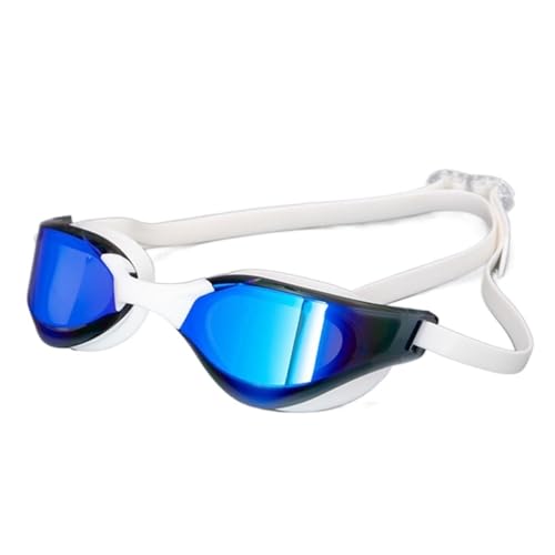 NVNVNMM Schwimmbrille Silicone Swimming Goggles, Lenses, Swimming Goggles(White) von NVNVNMM