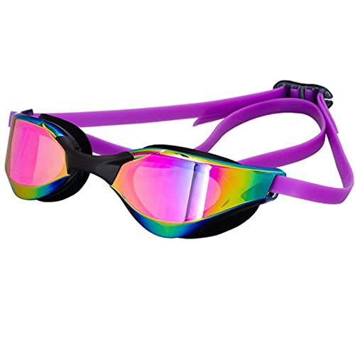 NVNVNMM Schwimmbrille für Herren, HD-Brille für Erwachsene, Violett von NVNVNMM