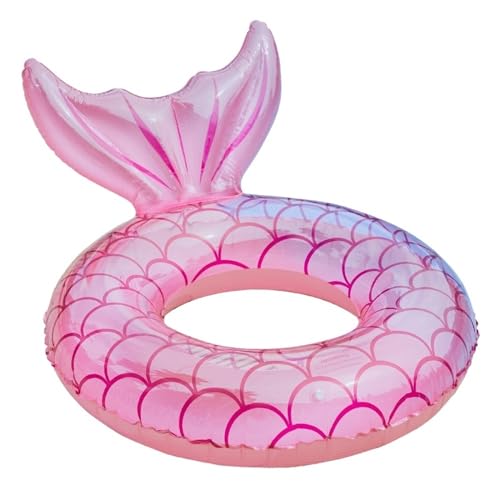 NVNVNMM Schwimmring Floating Circle of Swimming Pool, Inflatable Swimming Circle(Pink) von NVNVNMM