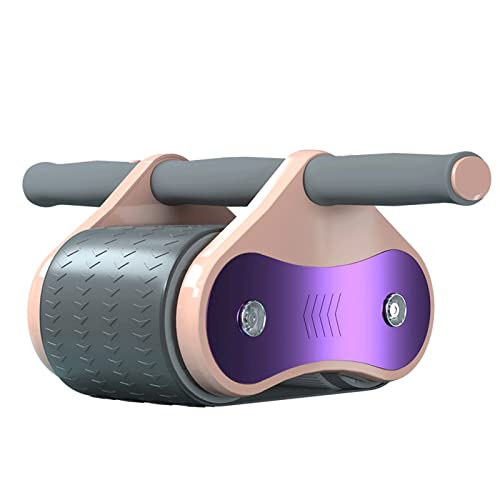 NVNVNMM Sport-Fitnessgerät mit vier Rädern, Bauchmuskelrad, stumm und geräuschlos, federt automatisch den Fitness-Bauch ab (2) von NVNVNMM