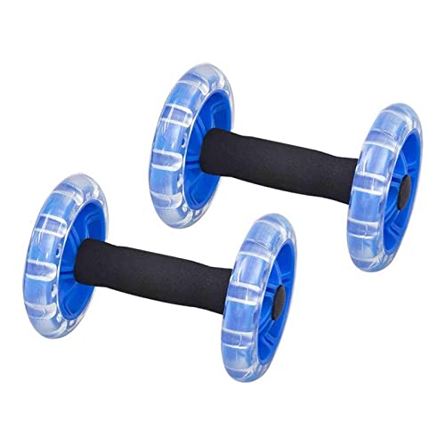 NVNVNMM Bauchtrainer Gym Workout Fitness Abs Roller Training Equipment(Blue) von NVNVNMM