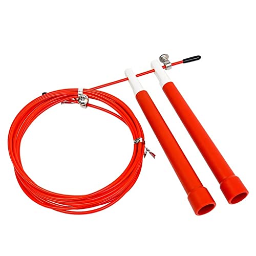 NVNVNMM Springseil Wire Skipping Rope Skipping Rope Adjustable Skipping Rope Fitness Equipment Exercise Exercise Meters(Red) von NVNVNMM