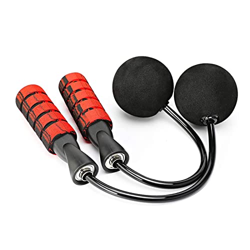 NVNVNMM Springseil Jump Rope Ropeless Skipping Rope Fitness Adjustable Weighted Ball Cordless Jump Rope For Men Women Boxing Training(Red) von NVNVNMM