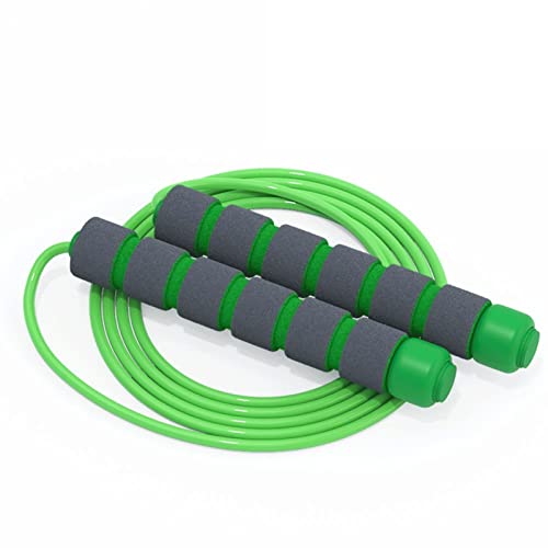NVNVNMM Springseil Einstellbares weiches Springseil mit hautfreundlichen Schaumgeilen, 5 Farben(Green) von NVNVNMM