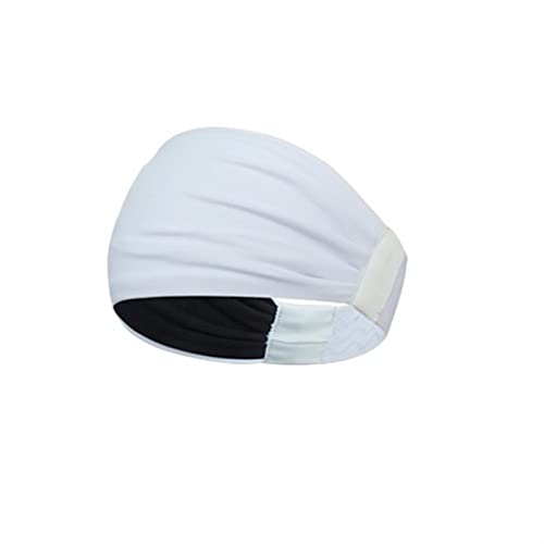 NVNVNMM Stirnbänder Fashion Sports Sweat Belt Breathable Sweat-Absorbing Headband(White) von NVNVNMM