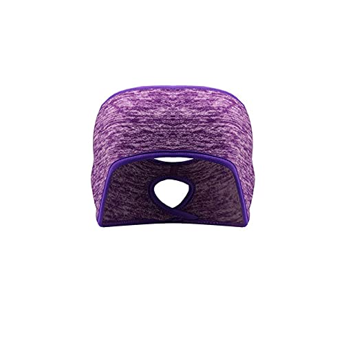 NVNVNMM Stirnbänder Wärmer Pferdeschwanz Stirnband Frauen Männer Winddicht Lauf Stirnband Yoga Outdoor Verwenden Sie Sport Fitness Headscarf(Purple) von NVNVNMM