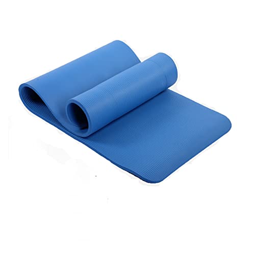 NVNVNMM Yogamatten Mat Yoga Mat Gym Workout Pilates Fitness Mats Training Non-Slip Mat Balance Pads Lose Weight Unisex(Blue) von NVNVNMM