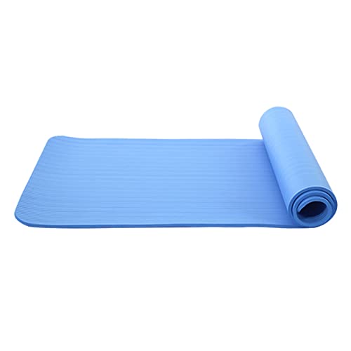 NVNVNMM Yogamatten Yoga Mat Thick Non Slip Folding Yoga Mat with Position Line Gym Soft Pilates Carpet for Body Building(Blue) von NVNVNMM
