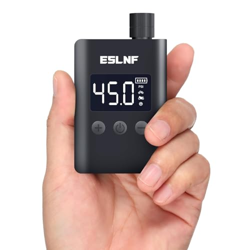 Mini-Fahrradpumpe, Elektrische Fahrrad Pumpe mit digitalem LCD-Druckmessgerät, Ultrakleine 120PSI Fahrrad Luftpumpe, 500Mah, Typ-C aufladbar Akku Minipumpen für Fahrräder Mini-Fahrradpumpe, Elektrische Fahrrad Pumpe mit digitalem LCD-Druckmessgerät, Ultrakleine 120PSI Fahrrad Luftpumpe, 500Mah, Typ-C aufladbar Akku Minipumpen für Fahrräder von NXPGKEA
