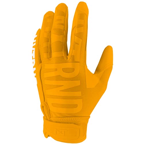 Nxtrnd G1 Pro Fußballhandschuhe, Herren & Jugend Jungen Sticky Receiver Handschuhe (Gelb, Medium) von NXT NXTRND