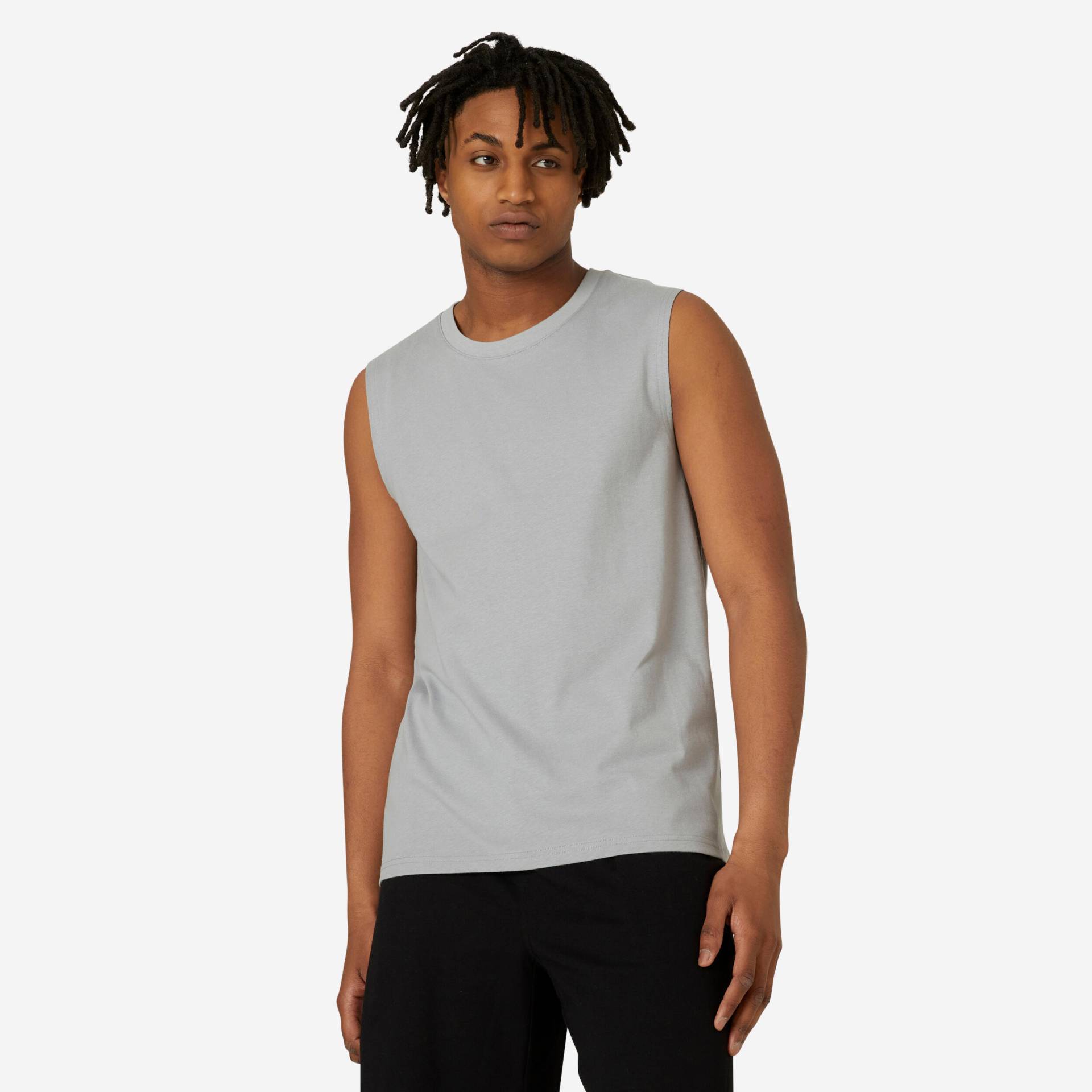 Tank Top Herren - 500 grau von Domyos