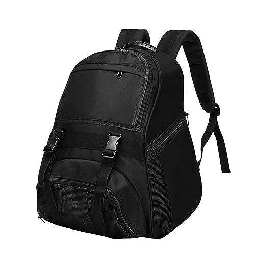 NYCBZ Basketball-Tragerucksack, Sport-Spielballtasche, verstellbare Schultergurte aus Oxford-Stoff, Rucksack-Fußball-Tragetasche for Fußball, Rugby-Ball von NYCBZ