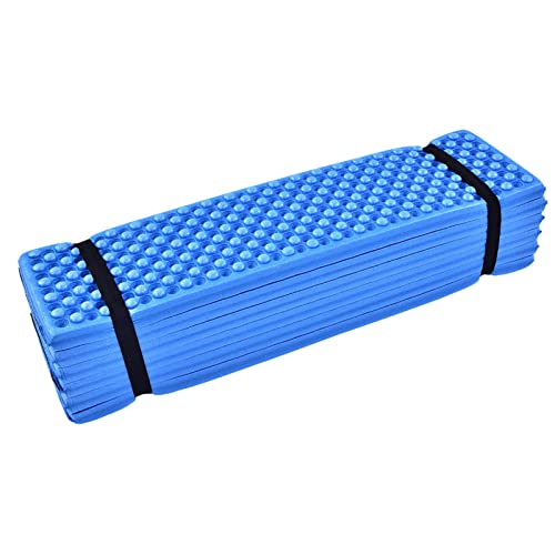 Schaumstoff-Campingmatte, faltbar, Ultraleicht, Isomatte für Yoga, Camping, 182,8 x 55,9 cm (Blue) von NYSUZHOUJI