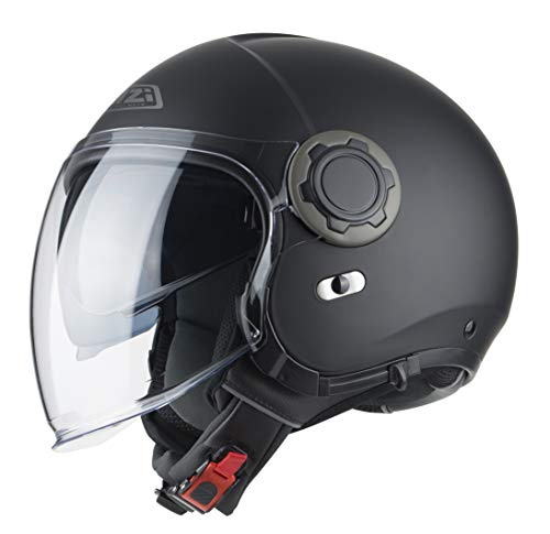 Casco ABIERTO Jet Modelo RINGWAY Duo MATT Black von NZI