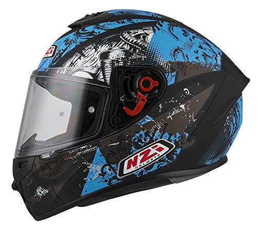 Casco Integral TRENDY Jungle Black&Sky Blue Casco Integral TRENDY Jungle Black&Sky Blue von NZI