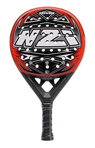 NZI Power Attack Padelschläger, Unisex Erwachsene Einheitsgröße Rot/Schwarz NZI Power Attack Padelschläger, Unisex Erwachsene Einheitsgröße Rot/Schwarz von NZI