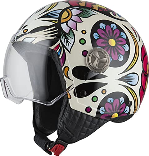 NZI Unisex Zeta 2 Offener Mini-Helm, Catrina, S NZI Unisex Zeta 2 Offener Mini-Helm, Catrina, S von NZI