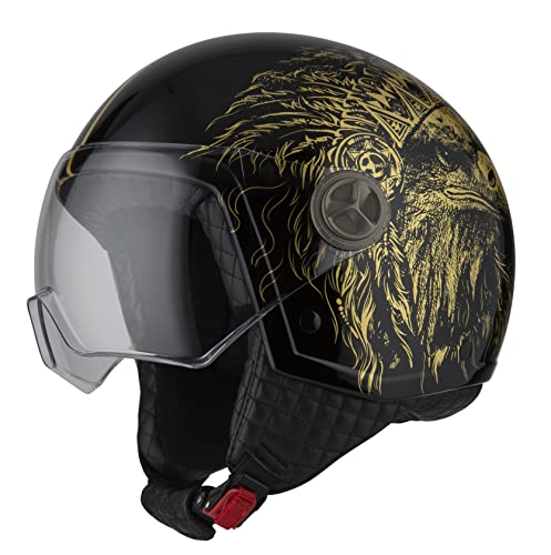 NZI Zeta 2 Offener Mini-Helm, Boss, Gold, XL NZI Zeta 2 Offener Mini-Helm, Boss, Gold, XL von NZI
