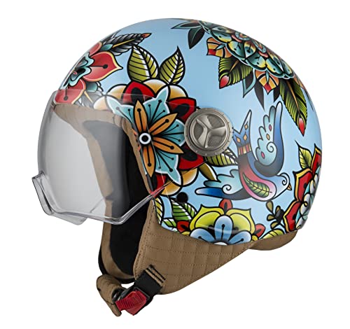 NZI Zeta 2 Offener Minijet-Helm, Frühling, XS NZI Zeta 2 Offener Minijet-Helm, Frühling, XS von NZI