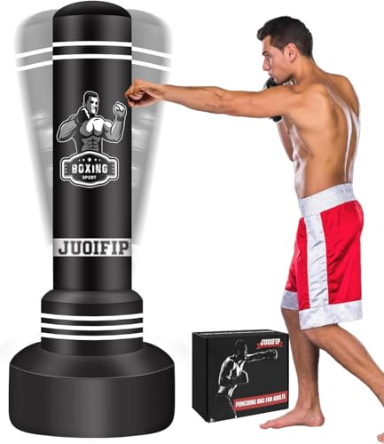 NZQXJXZ Boxsack Stehend für Erwachsene - 180 cm Schwerer Boxsack- Männer Stehboxsack Aufblasbarer Kickboxsack Kinder für Reaktionstraining MMA Muay Thai Fitness Taekwondo NZQXJXZ Boxsack Stehend für Erwachsene - 180 cm Schwerer Boxsack- Männer Stehboxsack Aufblasbarer Kickboxsack Kinder für Reaktionstraining MMA Muay Thai Fitness Taekwondo von NZQXJXZ