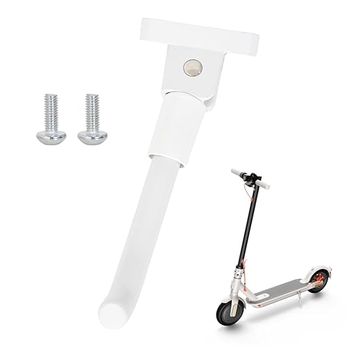 Elektroscooter Ständer Kompatibel mit Xiaomi 1S/ M365/ Pro, E-Scooter Parkständer mit Schrauben Standfuß Seitenständer Scooter Ständer, Zubehör für Elektroroller-Ersatzteile (Weiß) von Naapesi