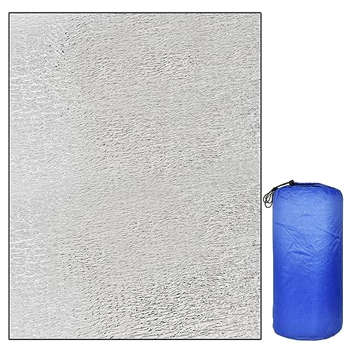 Naapesi Alu Isomatte Schaummatten 150 x 200cm Schlafmatte für Camping Faltbare Zeltmatte Bodenmatte Thermomatte Isoliermatte Isolierdecke Matte aus Aluminiumfolie Ultraleicht Naapesi Alu Isomatte Schaummatten 150 x 200cm Schlafmatte für Camping Faltbare Zeltmatte Bodenmatte Thermomatte Isoliermatte Isolierdecke Matte aus Aluminiumfolie Ultraleicht von Naapesi
