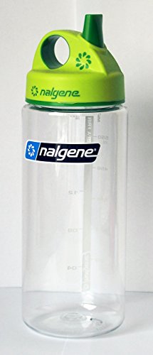 Nalgene 'Everyday Grip-n-Gulp' - 0,6 L, transparent, Deckel grün von Nalgene