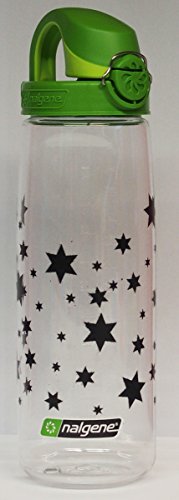 Nalgene 'Everyday OTF' - 0,7 L, transparent, Deckel grün, Sternenmotiv Nalgene 'Everyday OTF' - 0,7 L, transparent, Deckel grün, Sternenmotiv von Nalgene