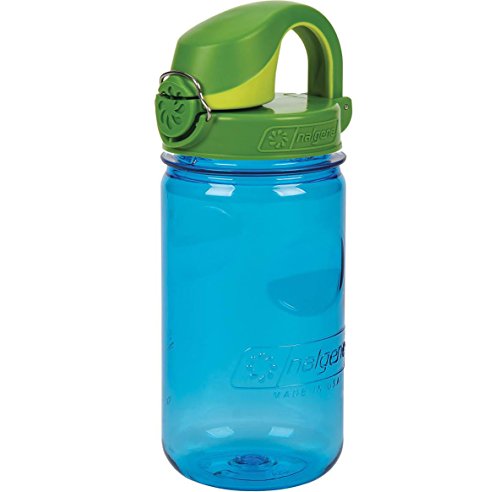 Nalgene 'Everyday OTF Kids' 0,375 L, blau, Deckel grün-hellgrün von Nalgene