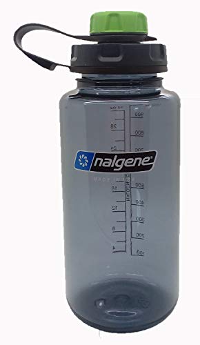 Nalgene Flasche 'Everyday Weithals' - 1 L, grau, 'capCAP'-grün Nalgene Flasche 'Everyday Weithals' - 1 L, grau, 'capCAP'-grün von Nalgene