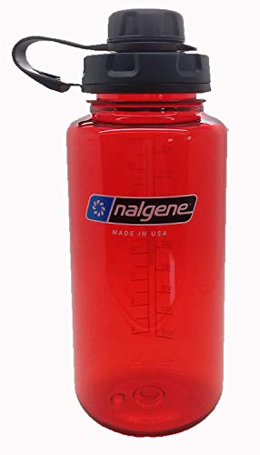 Nalgene Flasche 'Everyday Weithals' - 1 L, rot, 'capCAP'-schwarz Nalgene Flasche 'Everyday Weithals' - 1 L, rot, 'capCAP'-schwarz von Nalgene