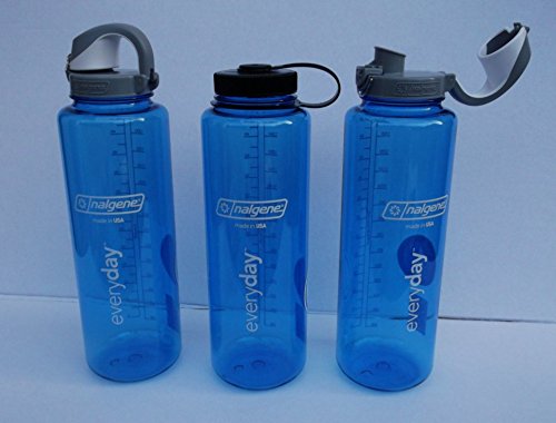 Nalgene SILO Everyday 1,5 L Blau mit OTF Einhandverschluss + 63 mm Drehverschluss 1 Flasche 2 Verschlüsse Nalgene SILO Everyday 1,5 L Blau mit OTF Einhandverschluss + 63 mm Drehverschluss 1 Flasche 2 Verschlüsse von Nalgene