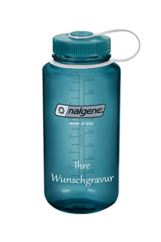 Nalgene Trinkflasche 'Everyday-Weithals' – 1L (Cadet, mit Namensgravur) von Nalgene