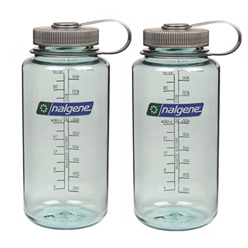 Nalgene Tritan Trinkflasche mit breiter Öffnung, BPA-frei, Seafoam, Set of 2, 32 oz Nalgene Tritan Trinkflasche mit breiter Öffnung, BPA-frei, Seafoam, Set of 2, 32 oz von Nalgene