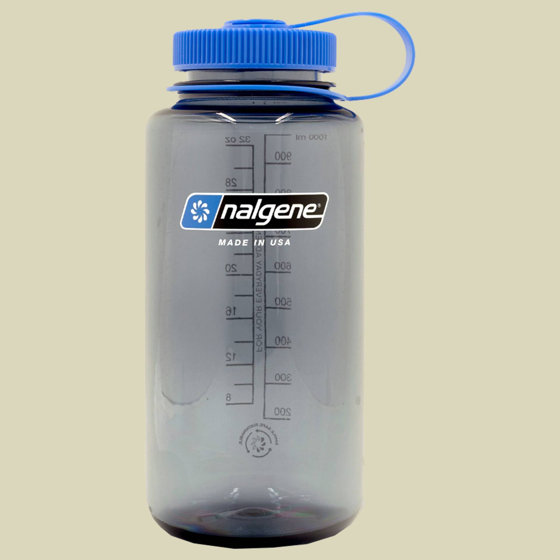 Nalgene Weithalsflasche WH Sustain Volumen 1000 Farbe grau Nalgene Weithalsflasche WH Sustain Volumen 1000 Farbe grau von Nalgene