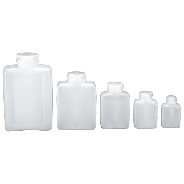 Nalgene - Weithalsflaschen Rechteckig Gr 250 ml - Hals Ø 30 mm transparent von Nalgene