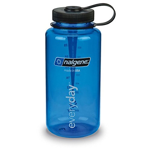 Nalgene Wide Mouth Bottle blau 1,0l Trinkflasche von Nalgene