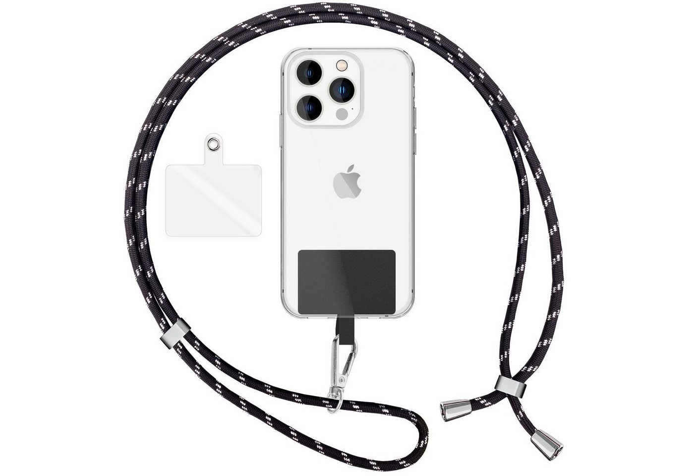 Nalia Handykette Universal Smartphone, Buntes Handy Band zum Umhängen mit Pad / 160 cm Schlüsselband Lanyard Nalia Handykette Universal Smartphone, Buntes Handy Band zum Umhängen mit Pad / 160 cm Schlüsselband Lanyard von Nalia