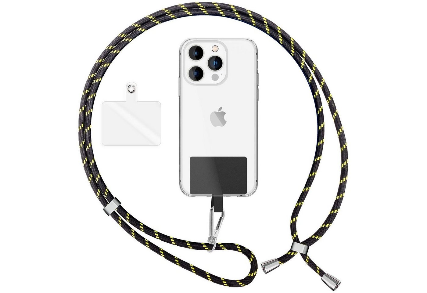 Nalia Handykette Universal Smartphone, Buntes Handy Band zum Umhängen mit Pad / 160 cm Schlüsselband Lanyard Nalia Handykette Universal Smartphone, Buntes Handy Band zum Umhängen mit Pad / 160 cm Schlüsselband Lanyard von Nalia
