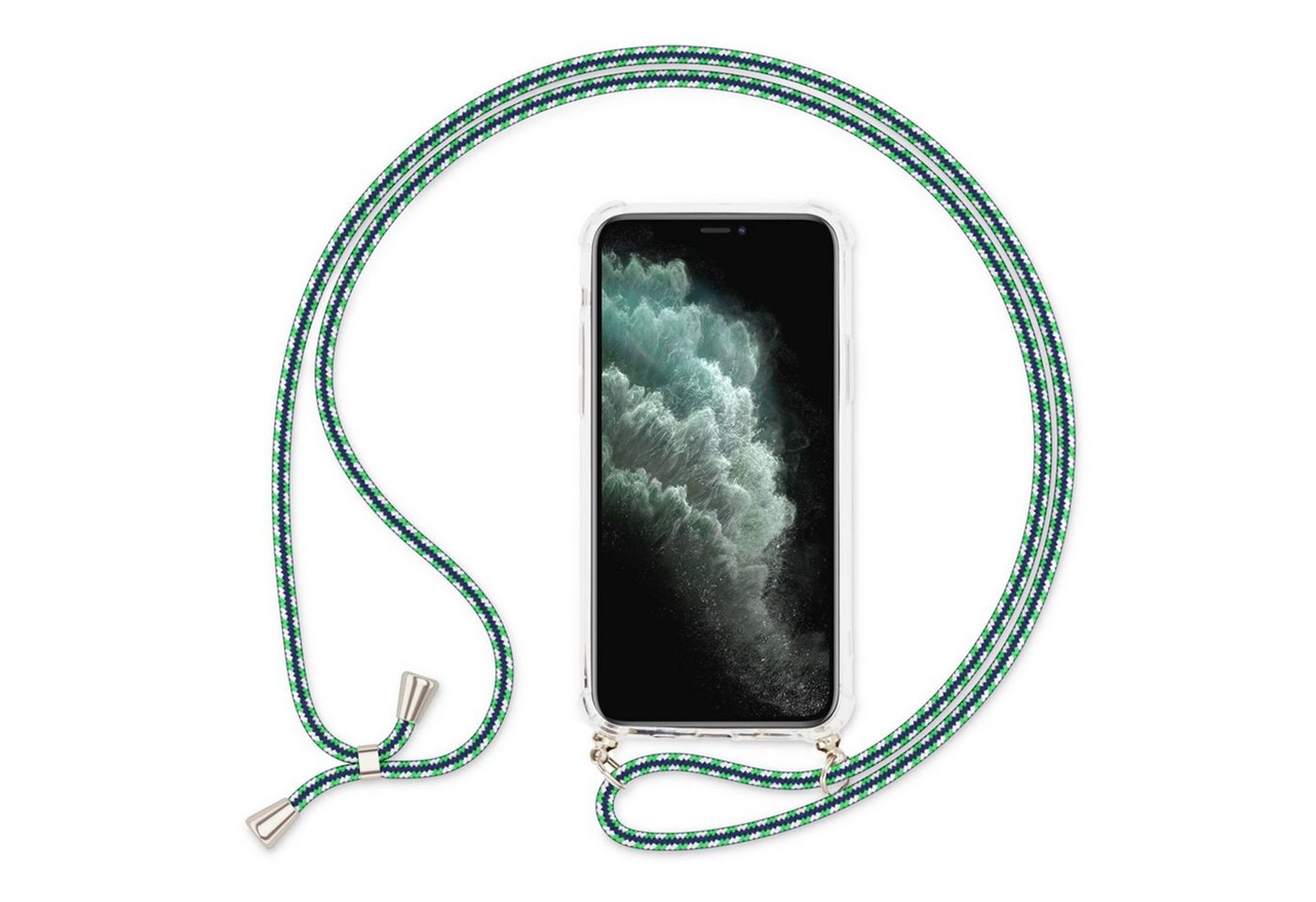 Nalia Handykette Apple iPhone 11, Klare Hybrid Hülle mit Kette / Schutzhülle zum Umhängen / Handyband Nalia Handykette Apple iPhone 11, Klare Hybrid Hülle mit Kette / Schutzhülle zum Umhängen / Handyband von Nalia