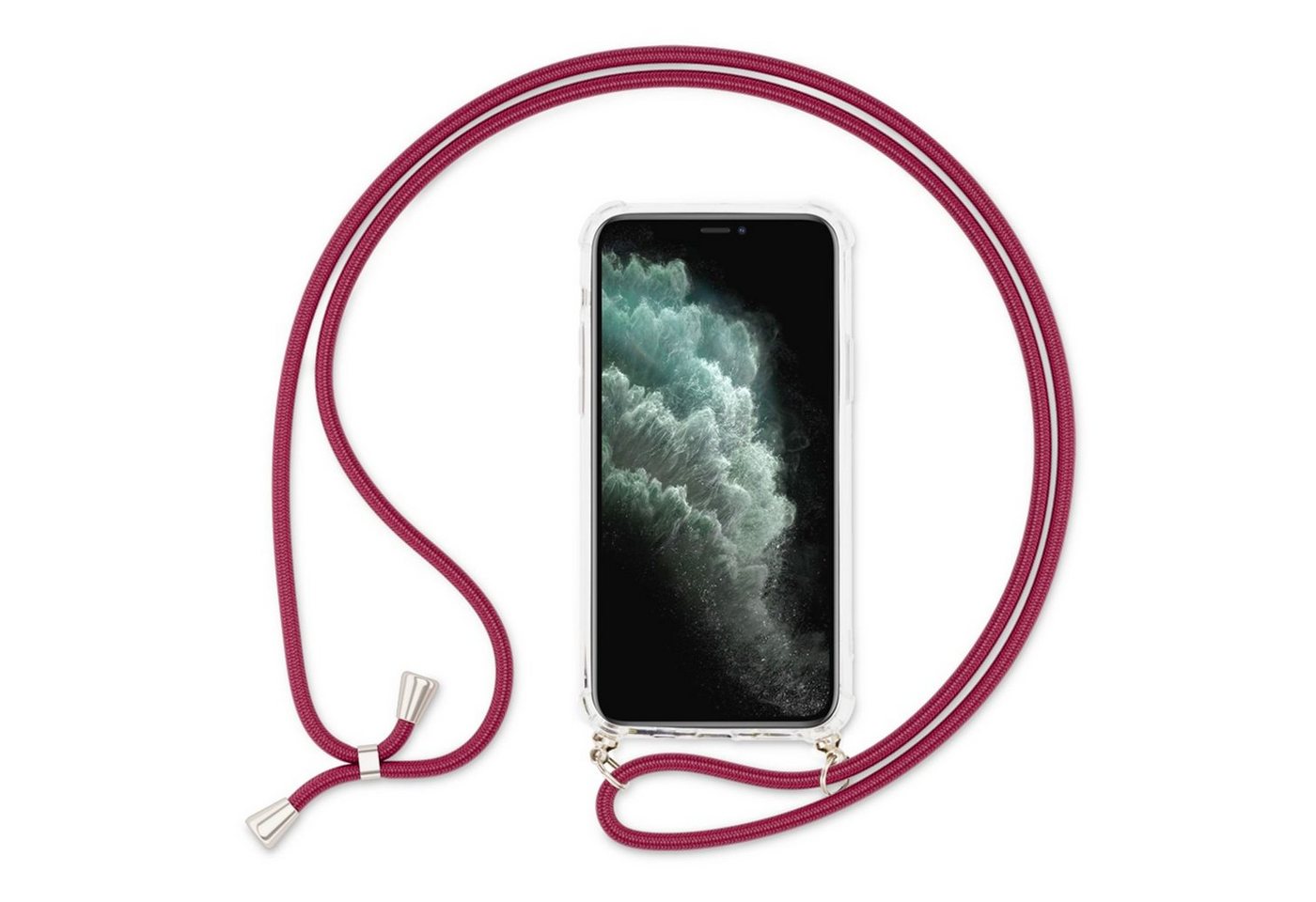 Nalia Handykette Apple iPhone 11, Klare Hybrid Hülle mit Kette / Schutzhülle zum Umhängen / Handyband Nalia Handykette Apple iPhone 11, Klare Hybrid Hülle mit Kette / Schutzhülle zum Umhängen / Handyband von Nalia