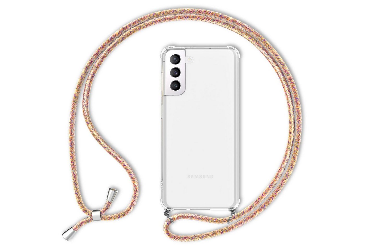 Nalia Handykette Samsung Galaxy S22, Klare Hülle mit Kette zum Umhängen / Harte Rückseite / Handyband Cover Nalia Handykette Samsung Galaxy S22, Klare Hülle mit Kette zum Umhängen / Harte Rückseite / Handyband Cover von Nalia