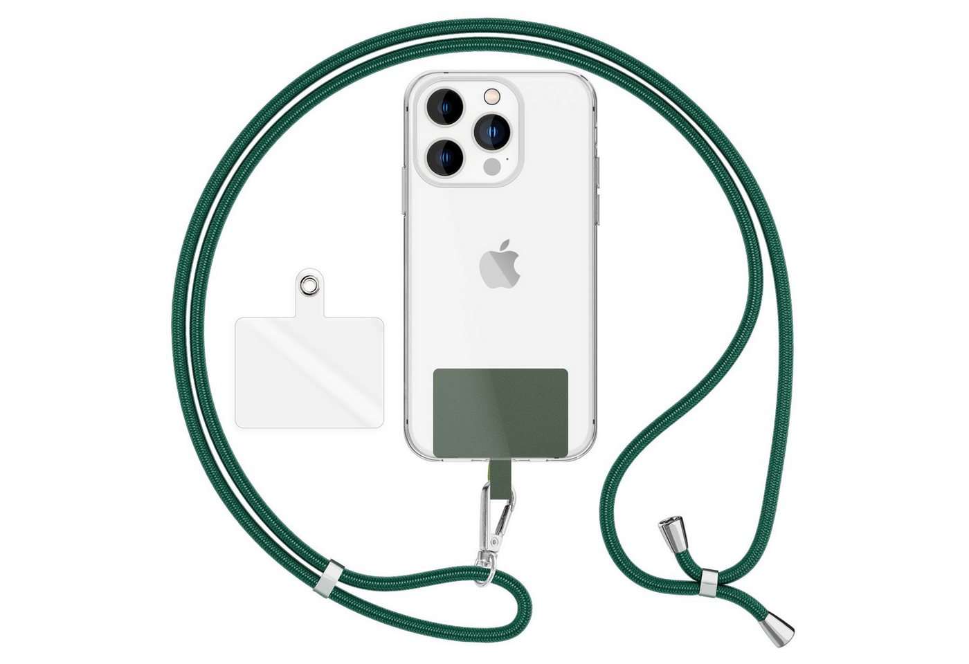 Nalia Handykette Universal Smartphone, Handy Band zum Umhängen mit Pad / 160 cm Lanyard Schlüsselband & Haken Nalia Handykette Universal Smartphone, Handy Band zum Umhängen mit Pad / 160 cm Lanyard Schlüsselband & Haken von Nalia