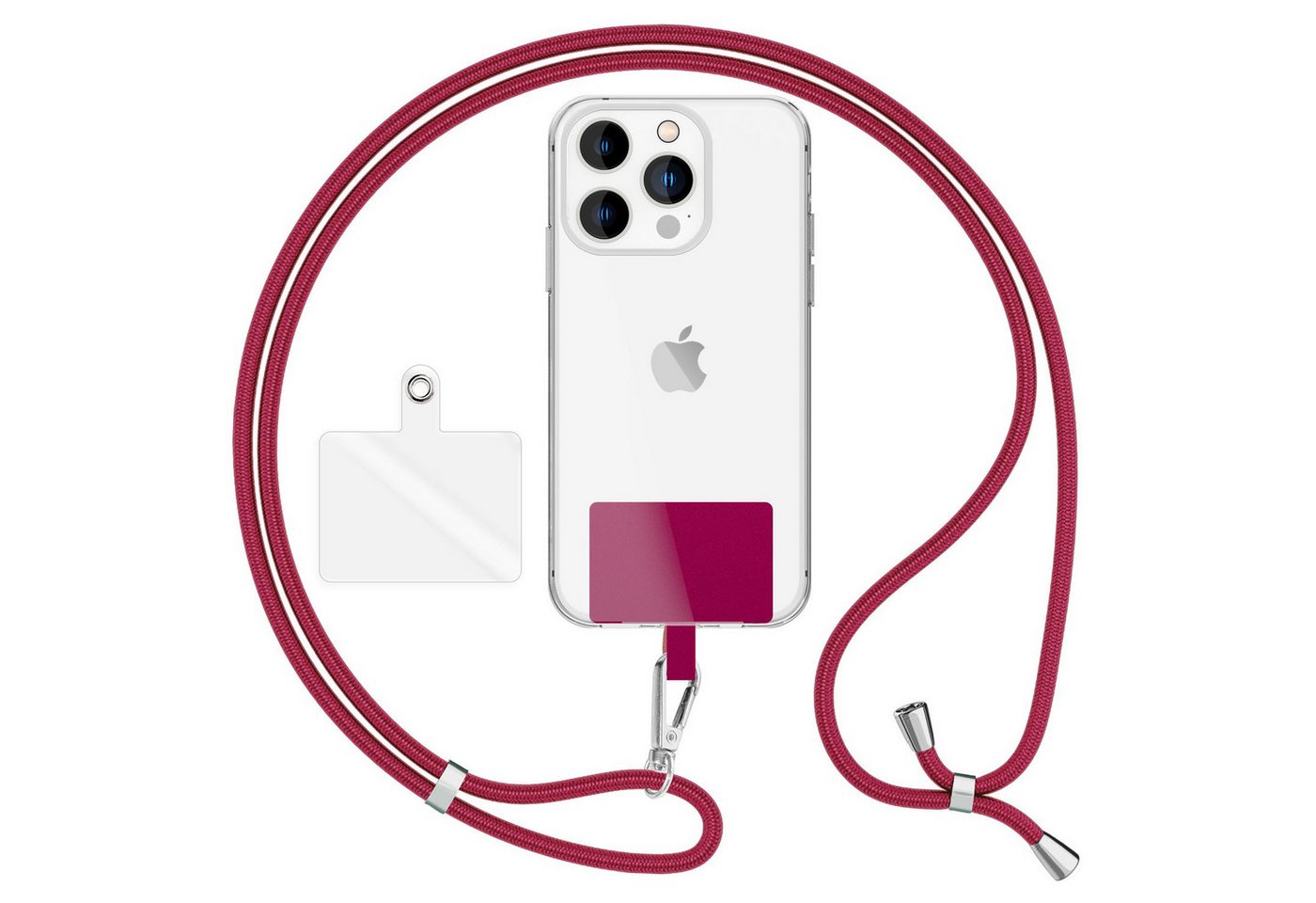 Nalia Handykette Universal Smartphone, Handy Band zum Umhängen mit Pad / 160 cm Lanyard Schlüsselband & Haken Nalia Handykette Universal Smartphone, Handy Band zum Umhängen mit Pad / 160 cm Lanyard Schlüsselband & Haken von Nalia