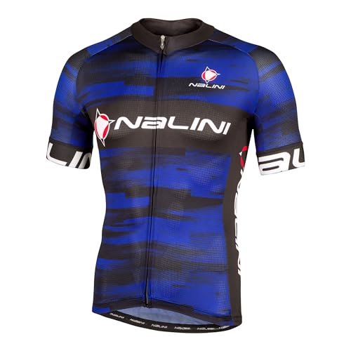 NALINI 02865301100C552.10 Borgo Herren T-Shirt SCHWARZ/KÖNIGBLAU L von Nalini